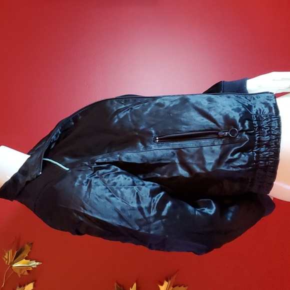 Killah Cheerleader Blue Stain Bomber Jacket Sz S - Picture 8 of 15